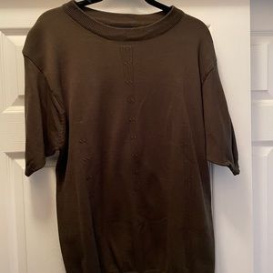 Olive green dress shirt